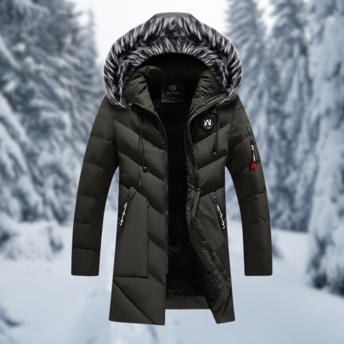 ModeGeist | Gepolsterte Winterjacke mit Kapuzenfunktion