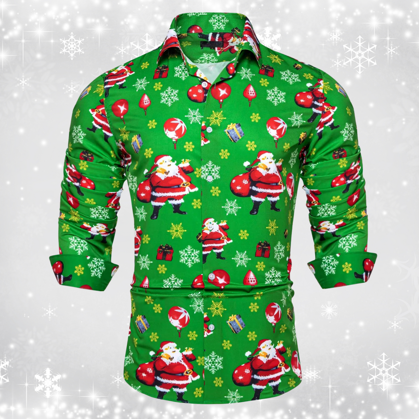 Fudus Weihnachts-Shirt mit Grafikdruck