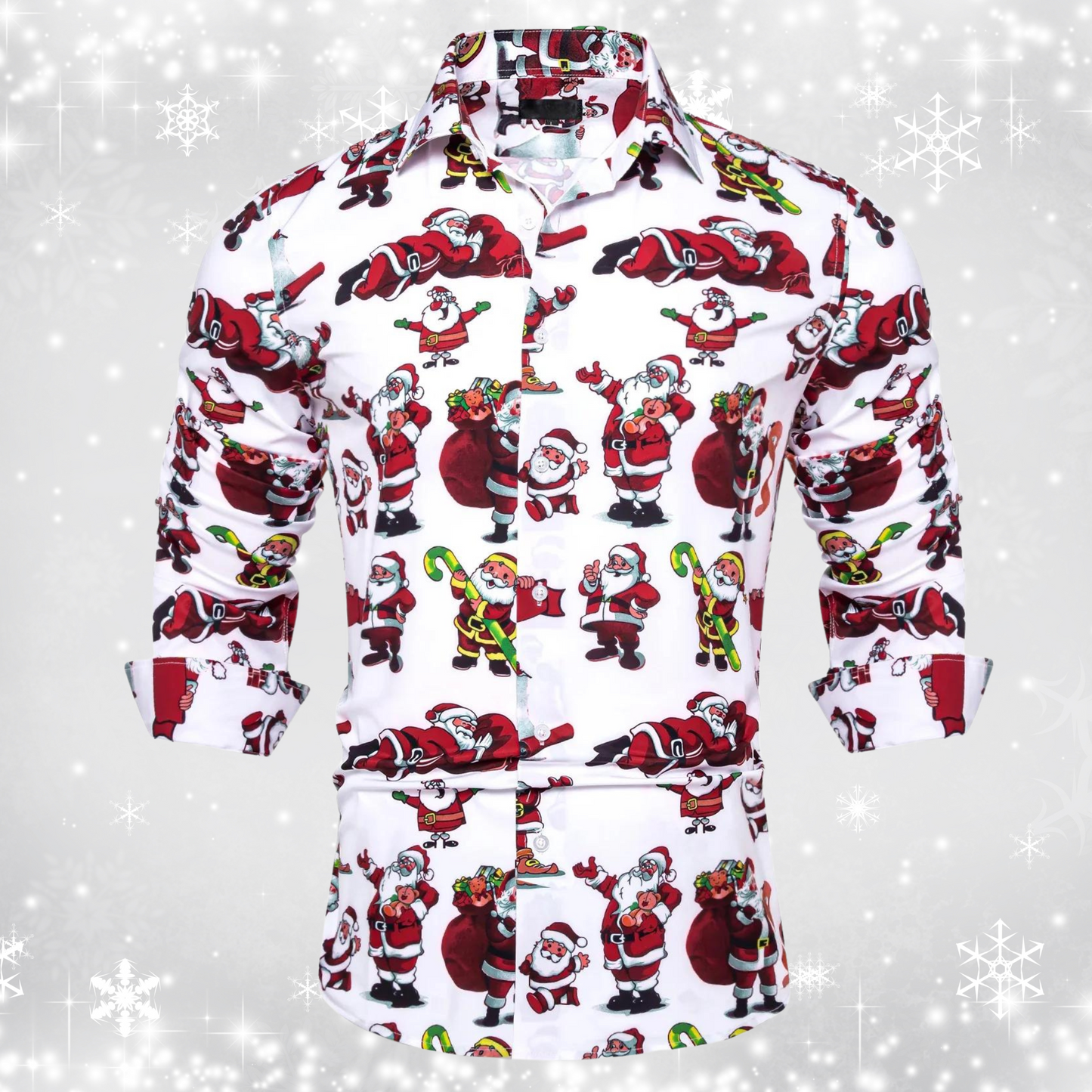 Fudus Weihnachts-Shirt mit Grafikdruck