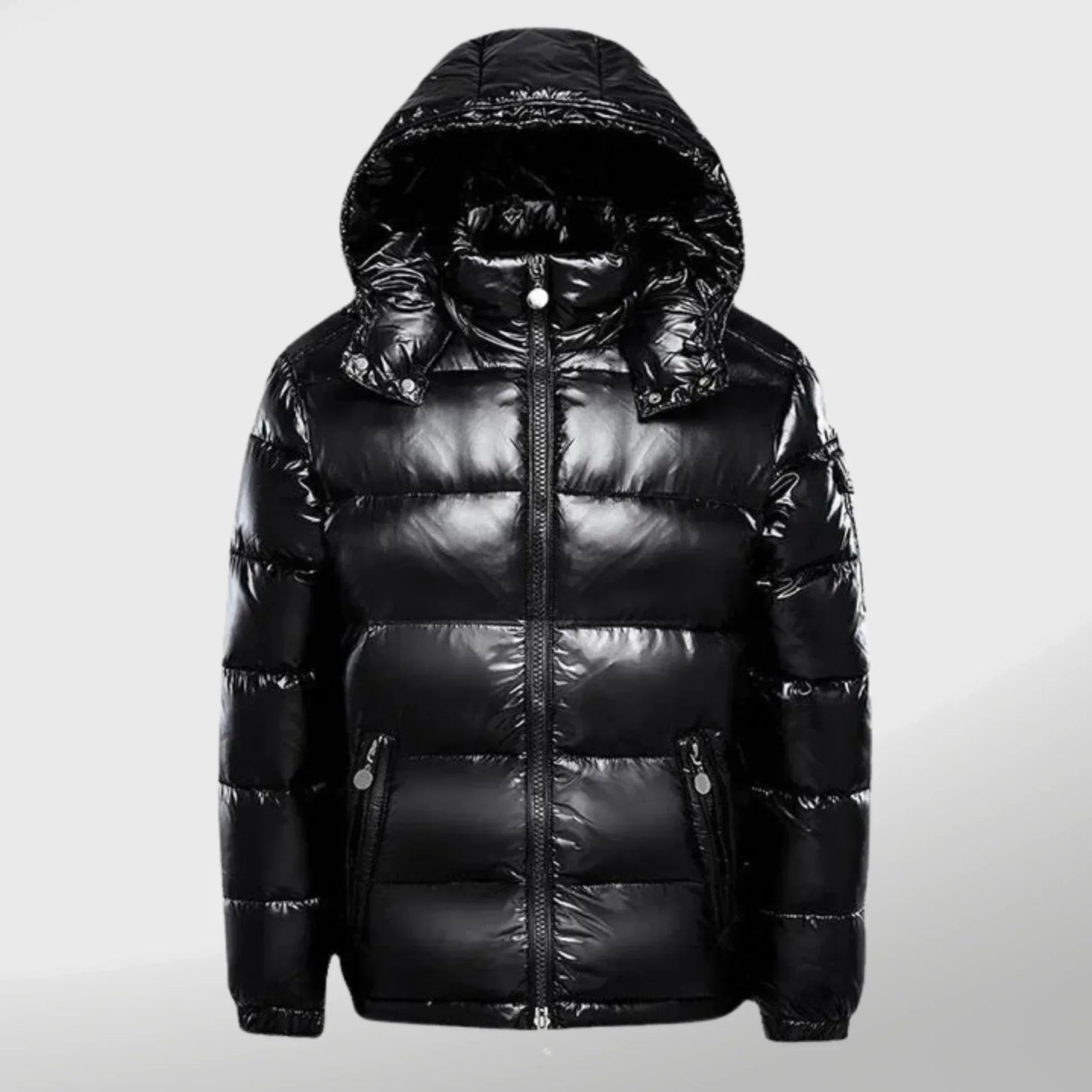 ModeGeist | Elegante Lange Puffy Winterjacke