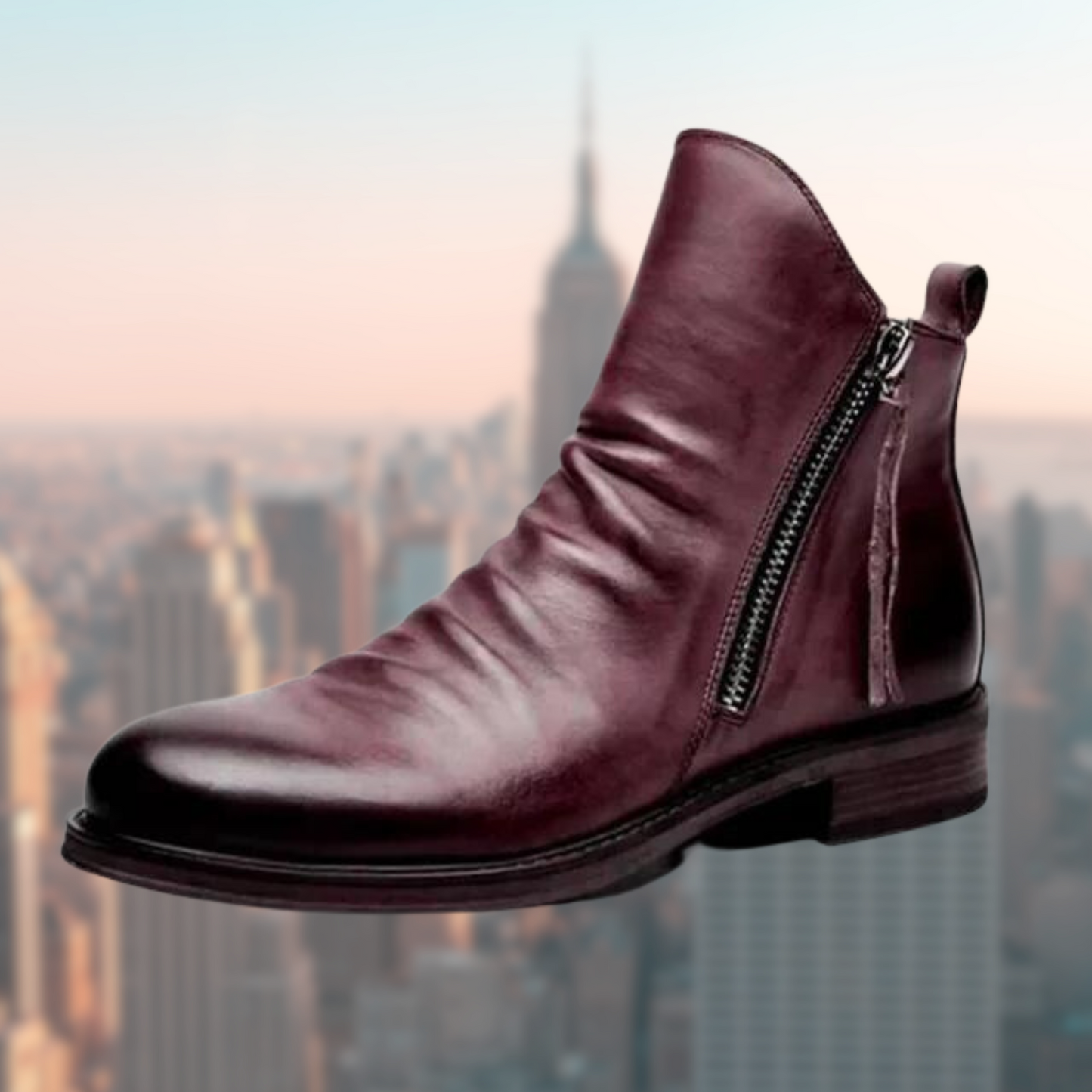 ModeGeist | Lederstiefel mit Glattem Finish