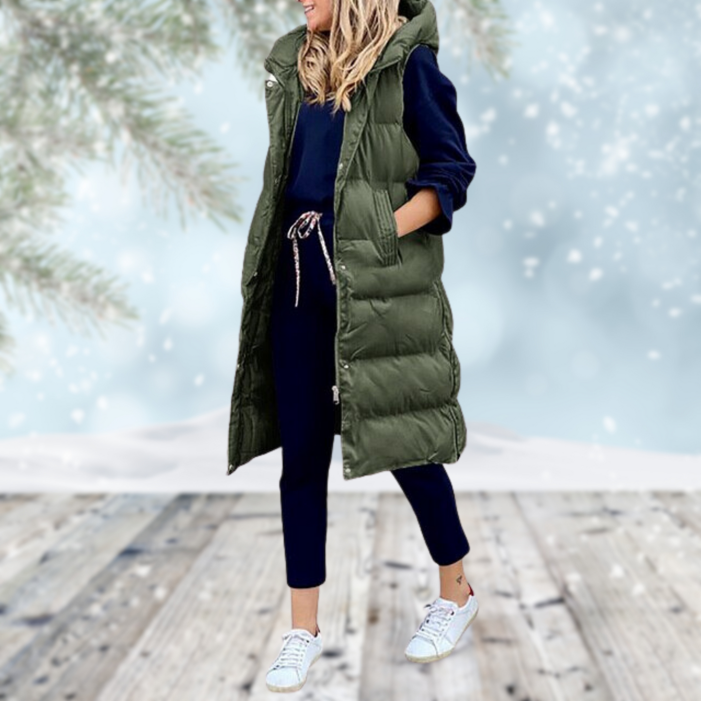 Minerva Long Vest Coat