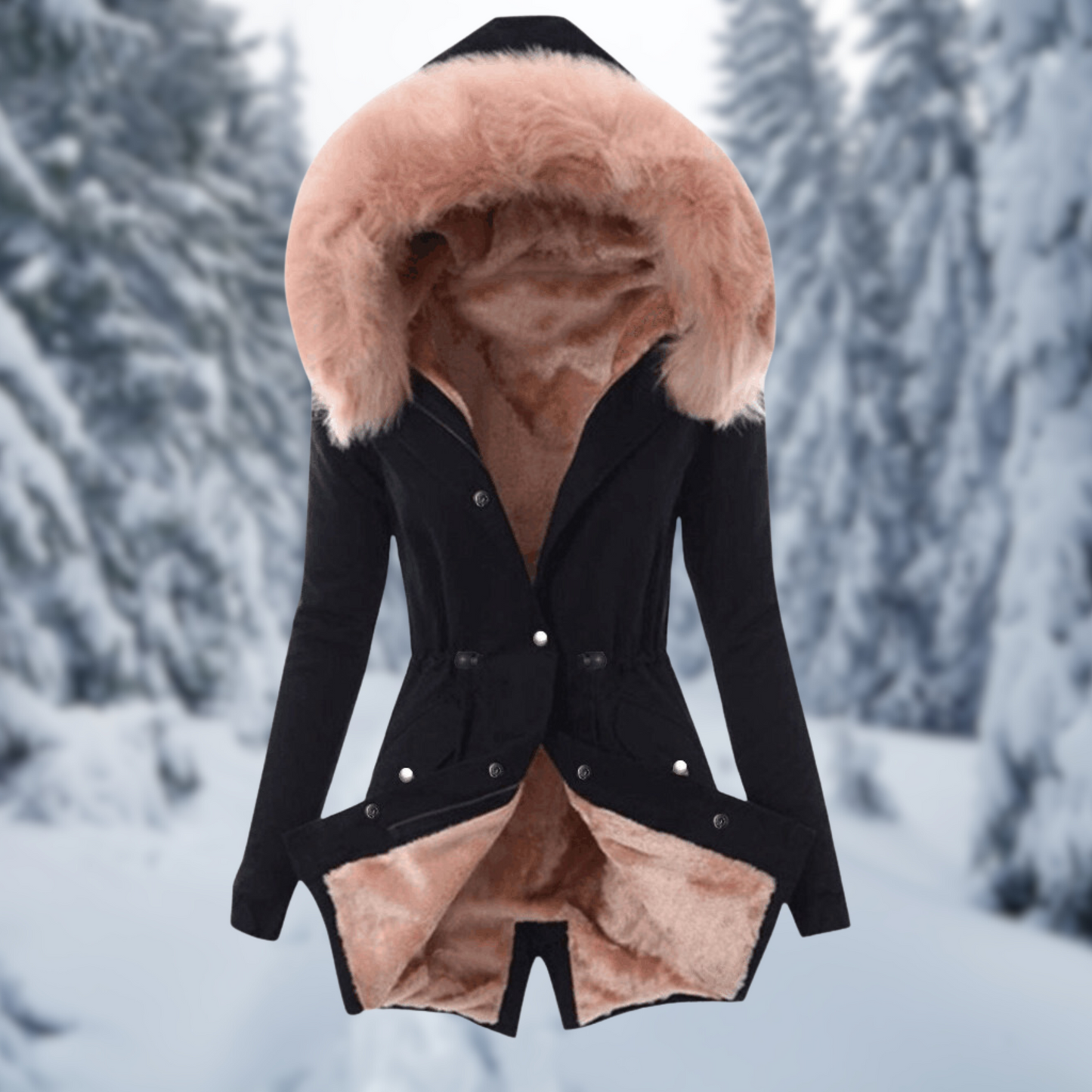 Kapuzenjacke aus Baumwolle – Viola