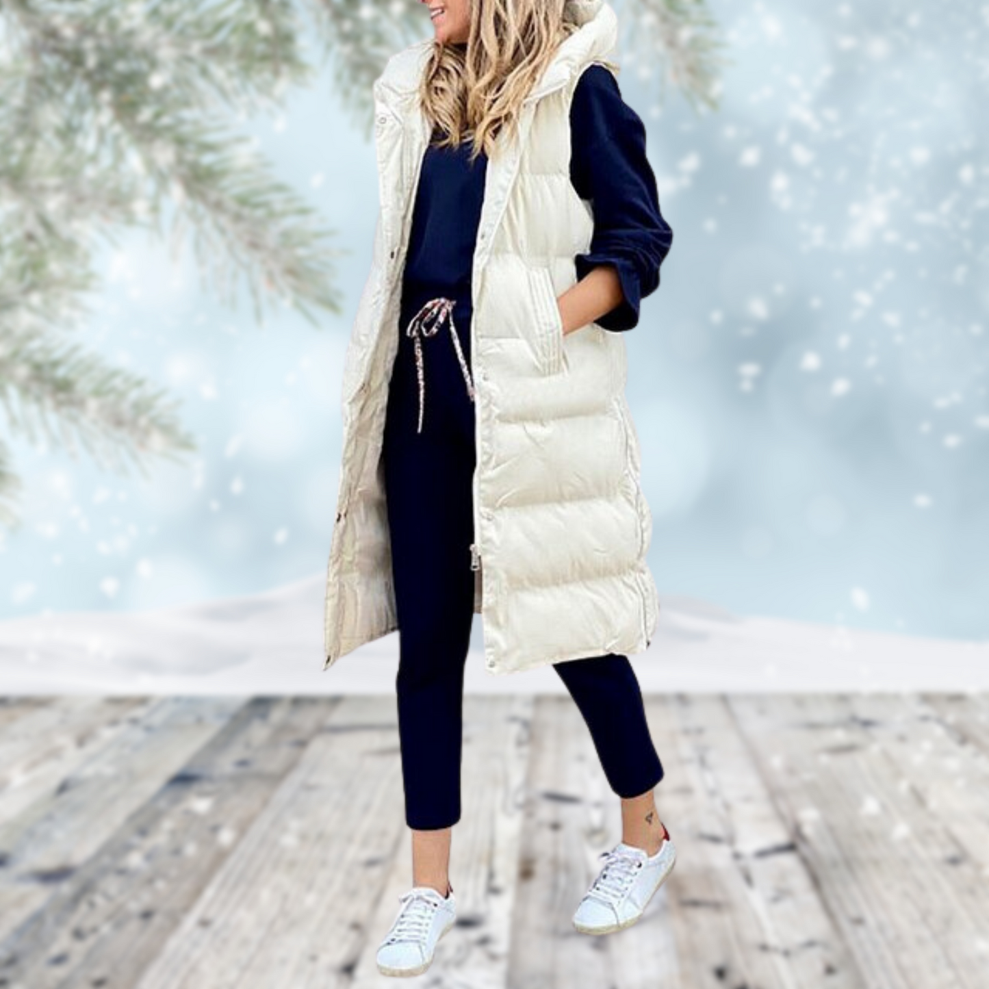 Minerva Long Vest Coat