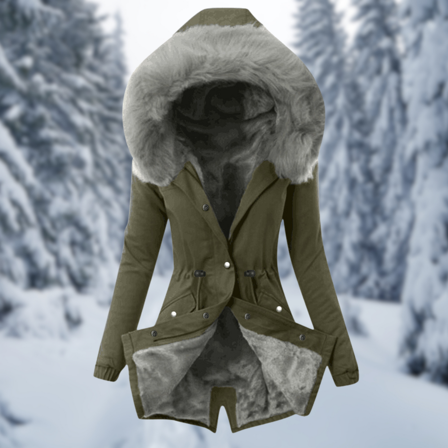 Kapuzenjacke aus Baumwolle – Viola
