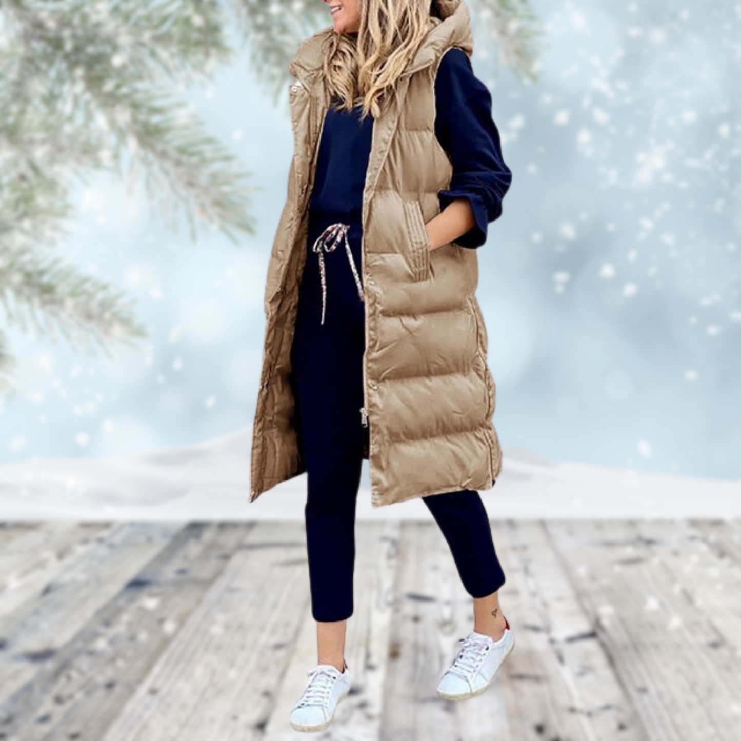 Minerva Long Vest Coat