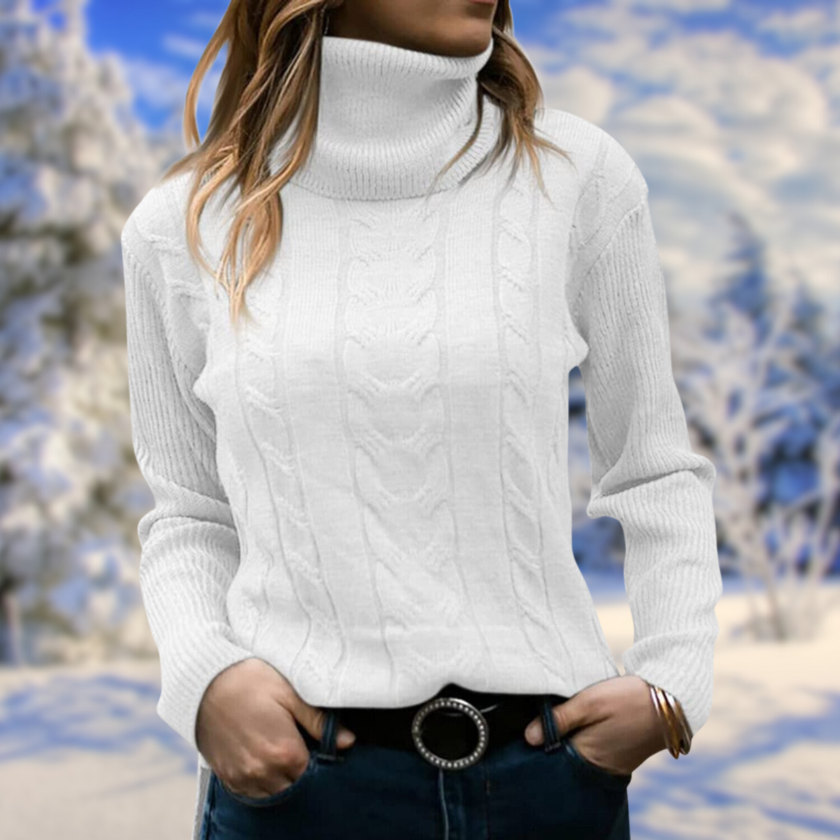 Agnes Rollneck Sweater