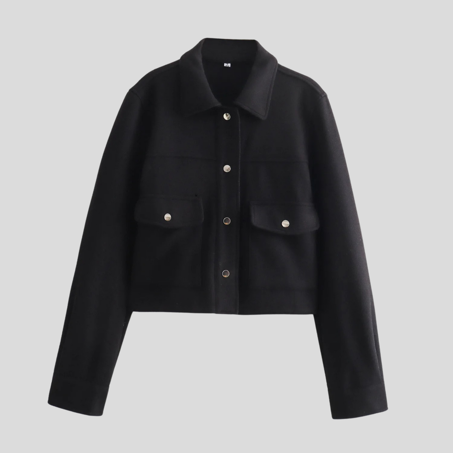 ModeGeist | Damen Button Langarmmantel