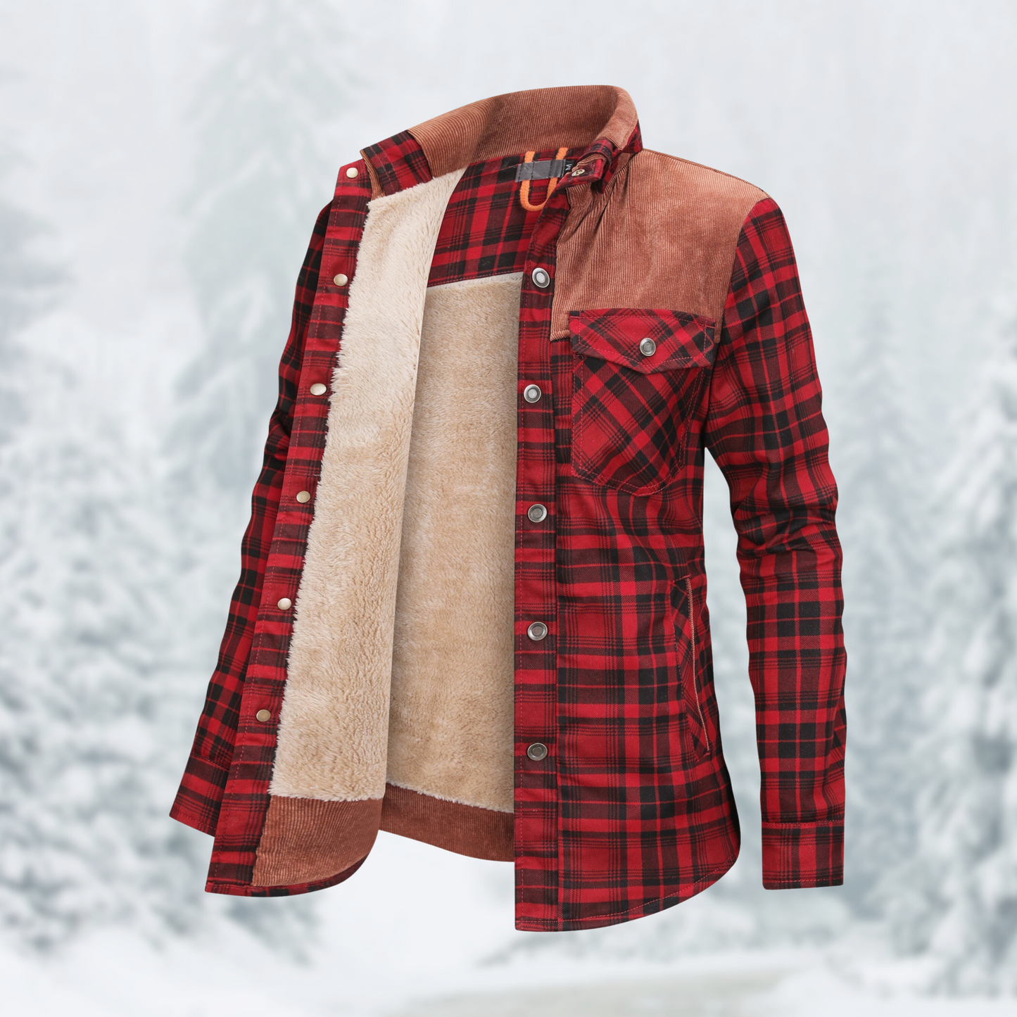 ModeGeist | Flanell Wanderjacke für Frauen
