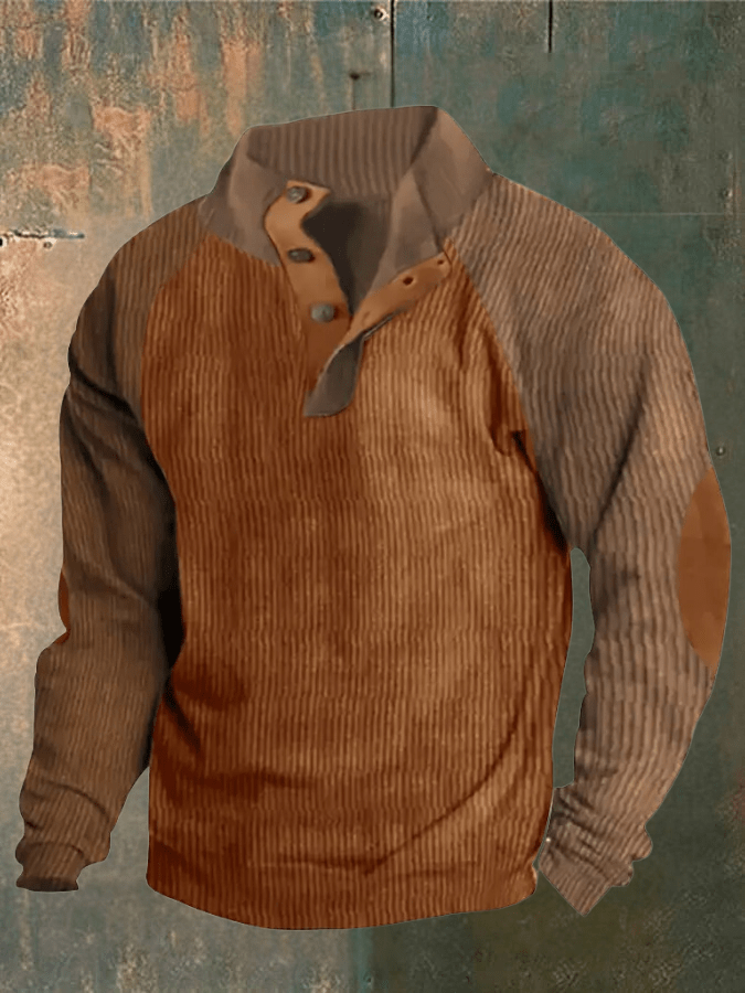 KARL: Cordpullover mit langen Ärmeln