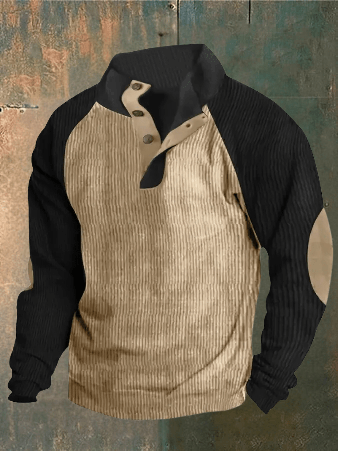 KARL: Cordpullover mit langen Ärmeln