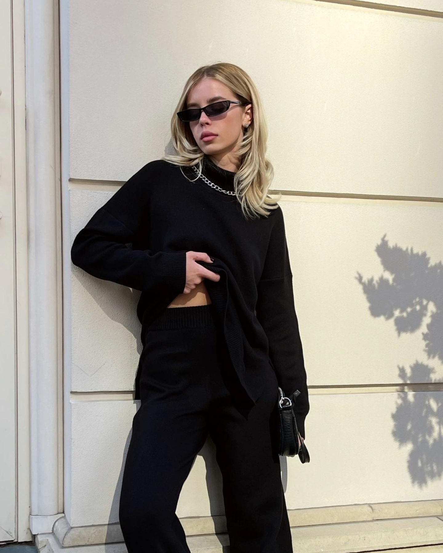 Pullover mit Rollkragen und Seitenschlitzen – Sutton