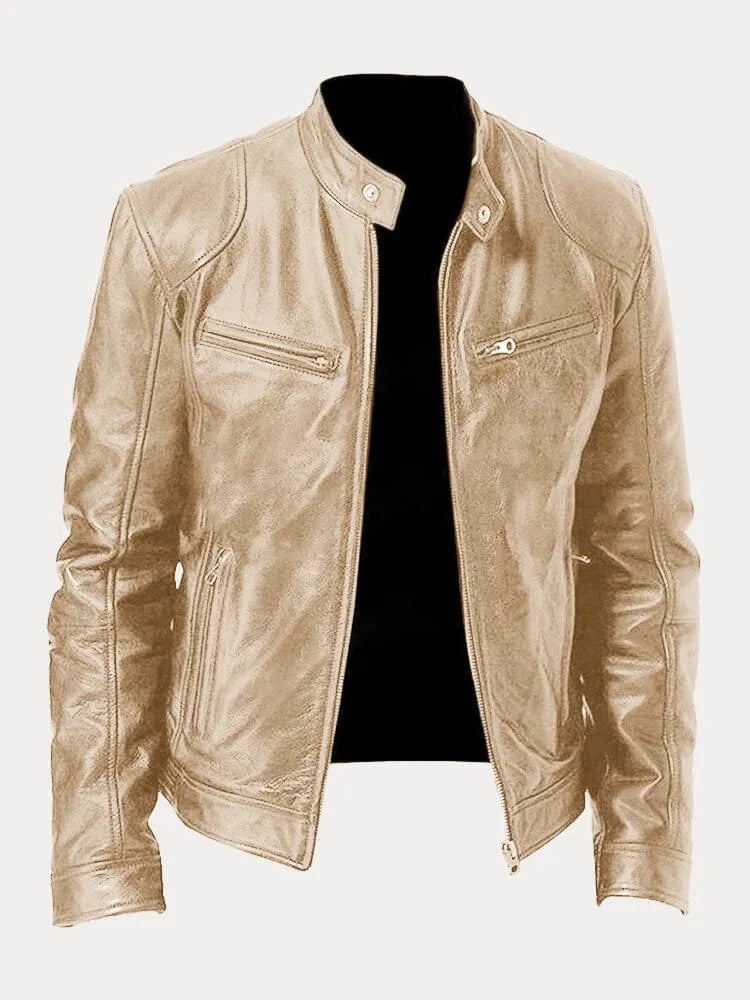 JACKSON Lederjacke im Casual-Stil