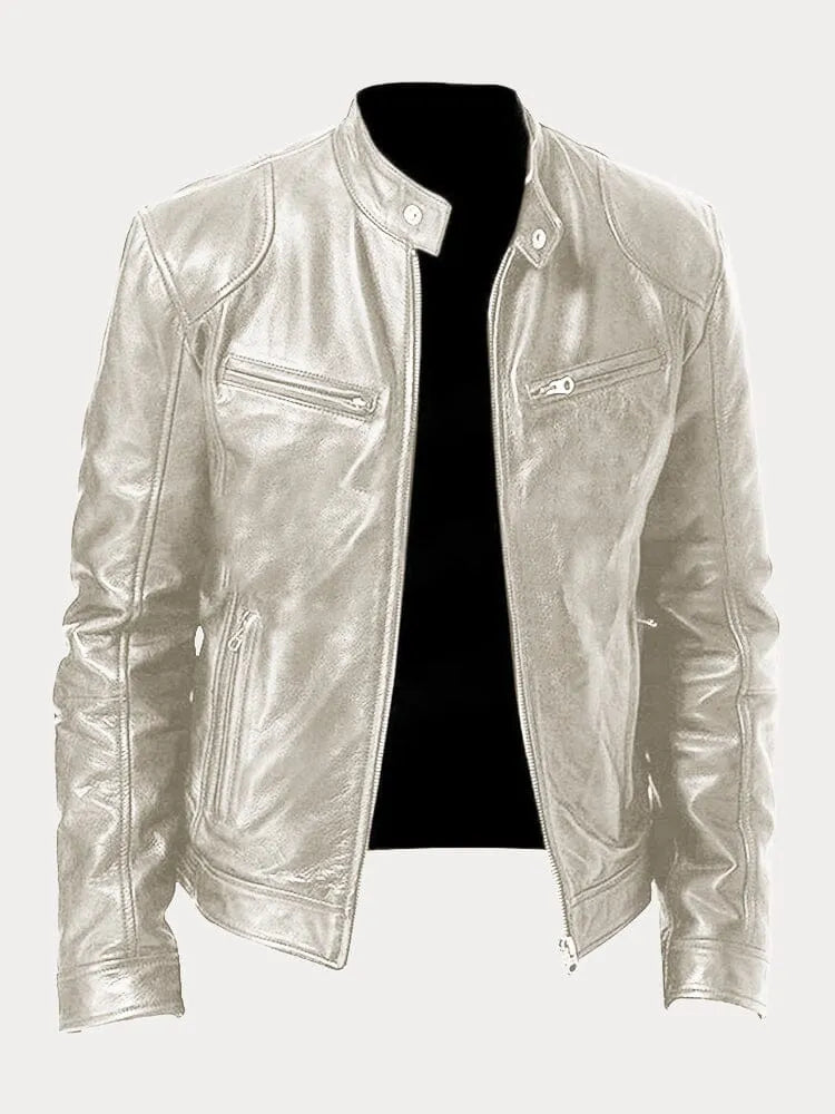 JACKSON Lederjacke im Casual-Stil