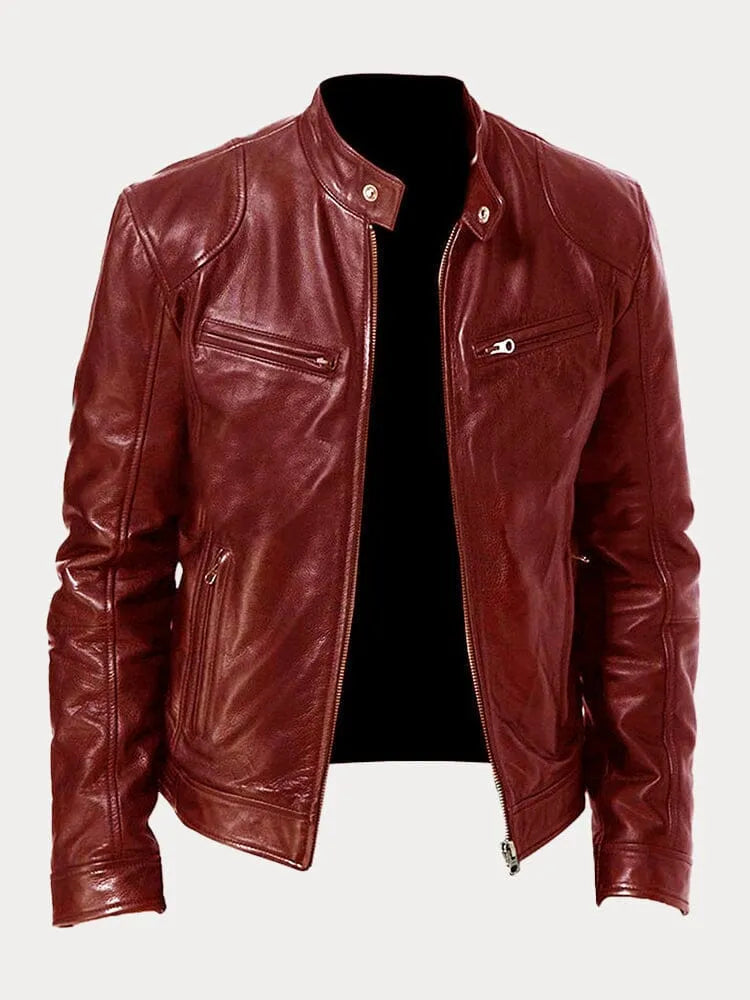 JACKSON Lederjacke im Casual-Stil