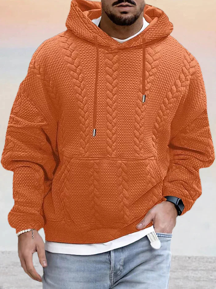 ModeGeist | Texturiert, Weit Geschnittener Kapuzenpullover