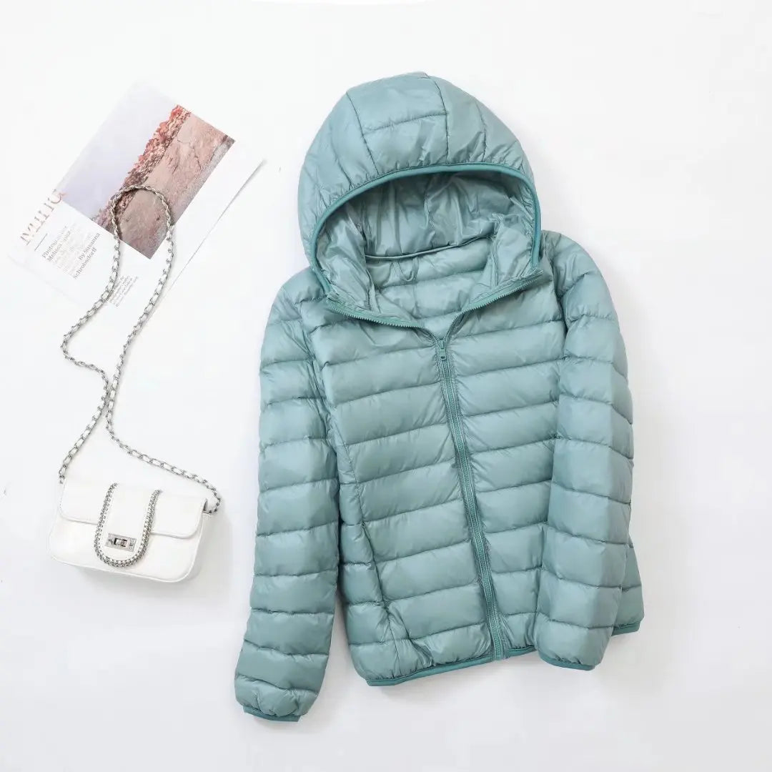 ModeGeist | Kapuzen Daunenjacke Spezielle Winter