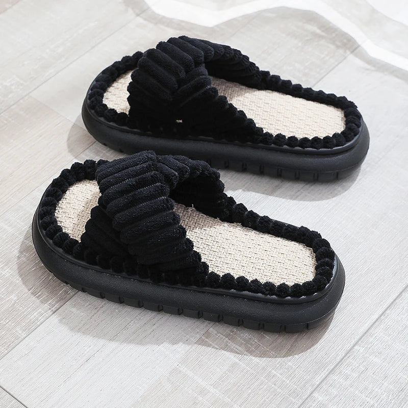 Offene Kuschelpantoffeln im lässigen Stil - Katrien