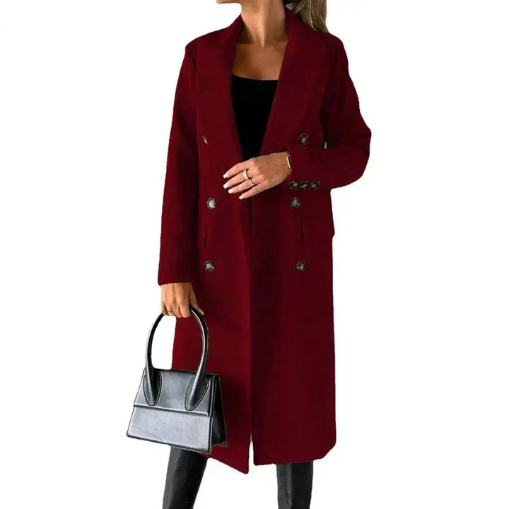 ModeGeist | Winterjacke für Frauen mit Revers Wärme mit Einem Hauch Von Mode
