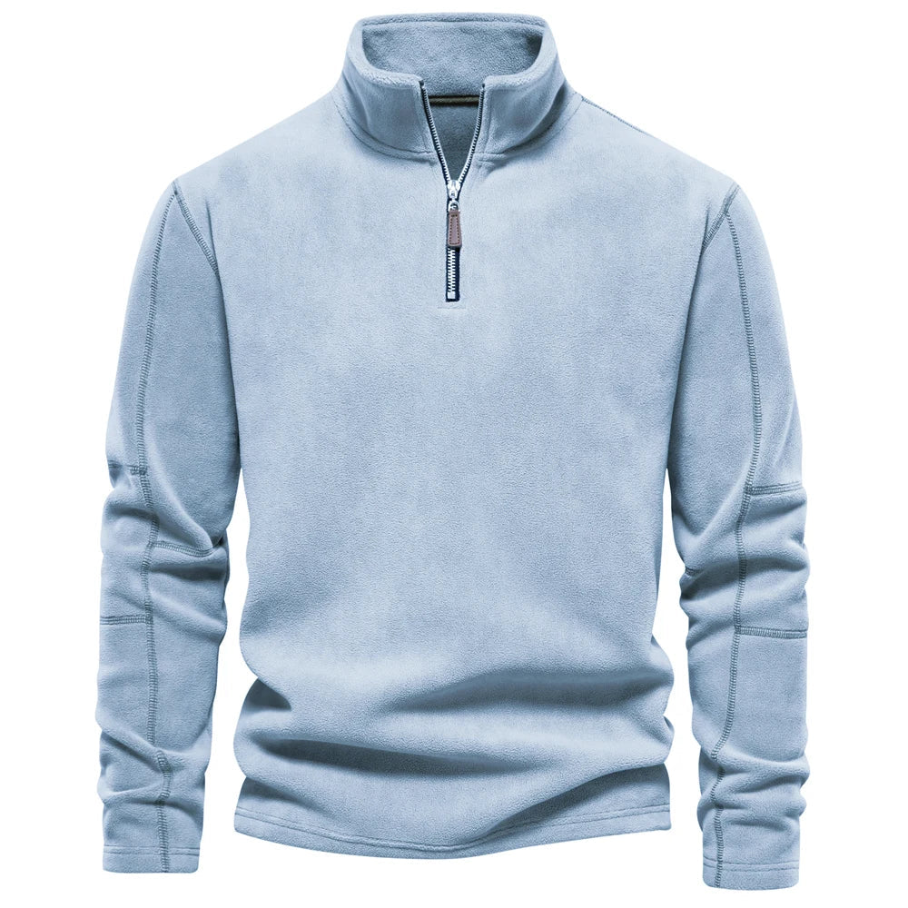 ModeGeist | Weiches Fleece Sweatshirt mit Reißverschluss Warm und Komfortabel Ideal für Kaltes Wetter