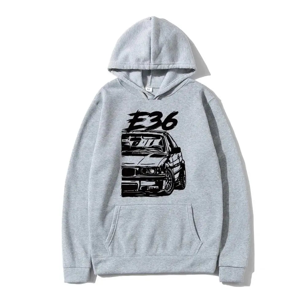 Sportlicher Hoodie mit Robin-Auto-Design