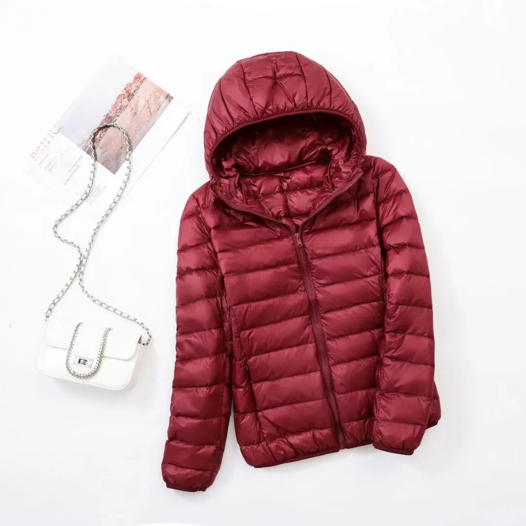 ModeGeist | Kapuzen Daunenjacke Spezielle Winter