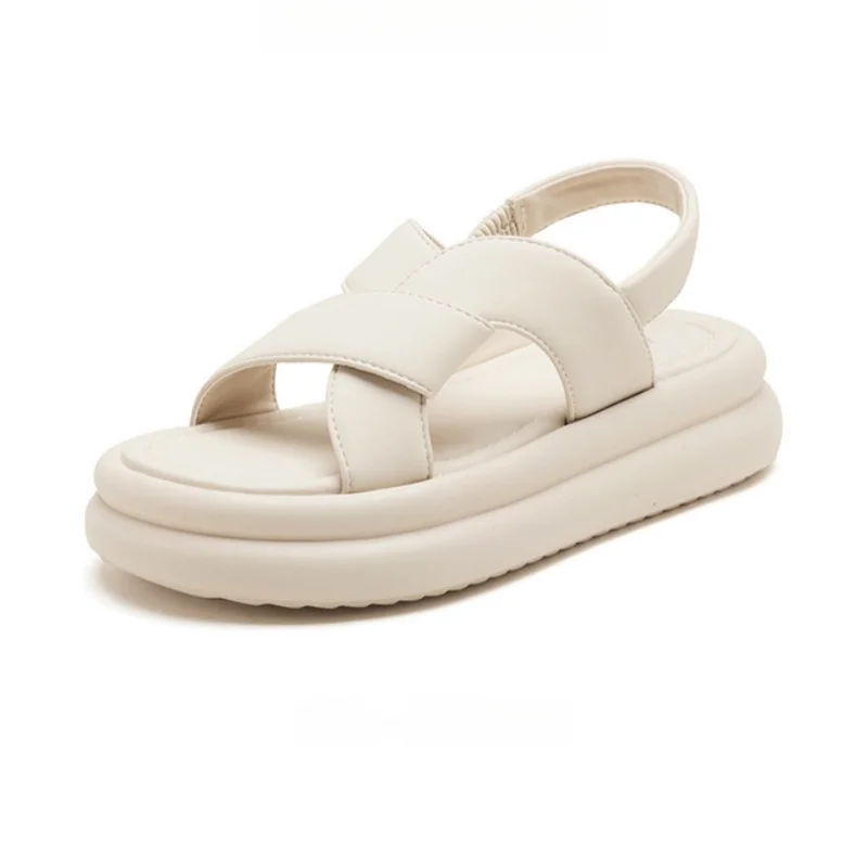 MODEGEIST Damen Wedge-Sandalen Fußstütze Komfort Rutschfest Verstellbar