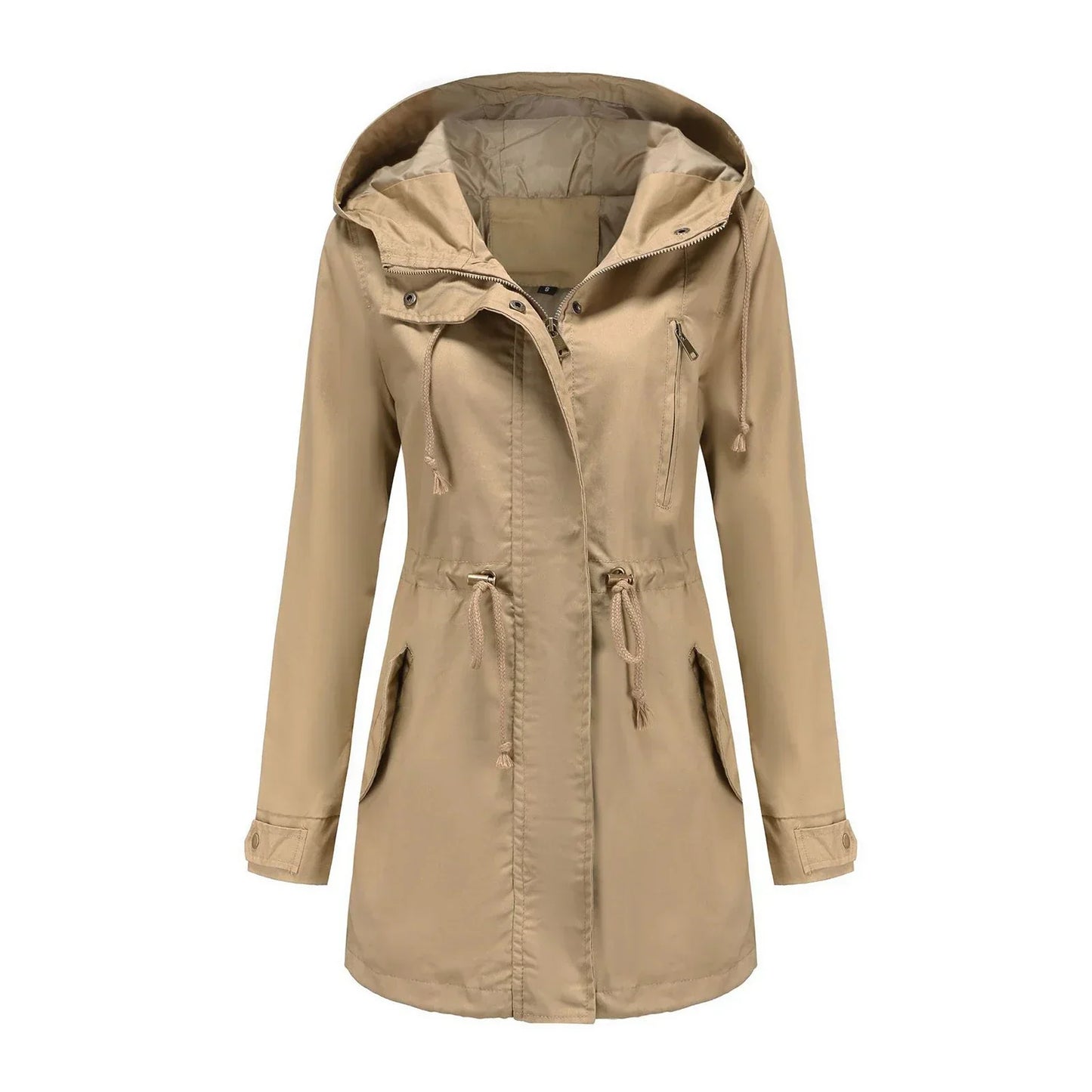 ModeGeist | Lange & Wasserfeste Regenjacke