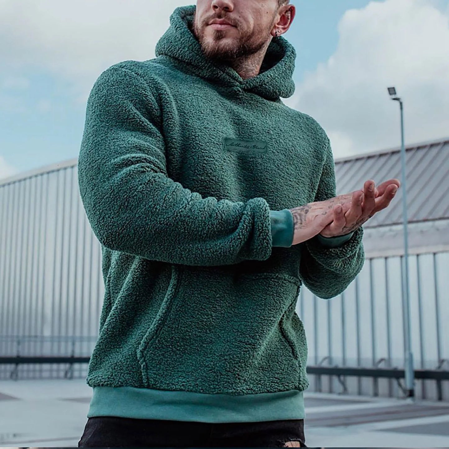 ModeGeist | Kapuzensweatshirt mit Premium Komfort Polyester Fleece Modern und Warm