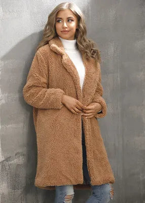 ModeGeist | Gemütliche Warme Winterjacke für Frauen mit Offenem Vorderteil