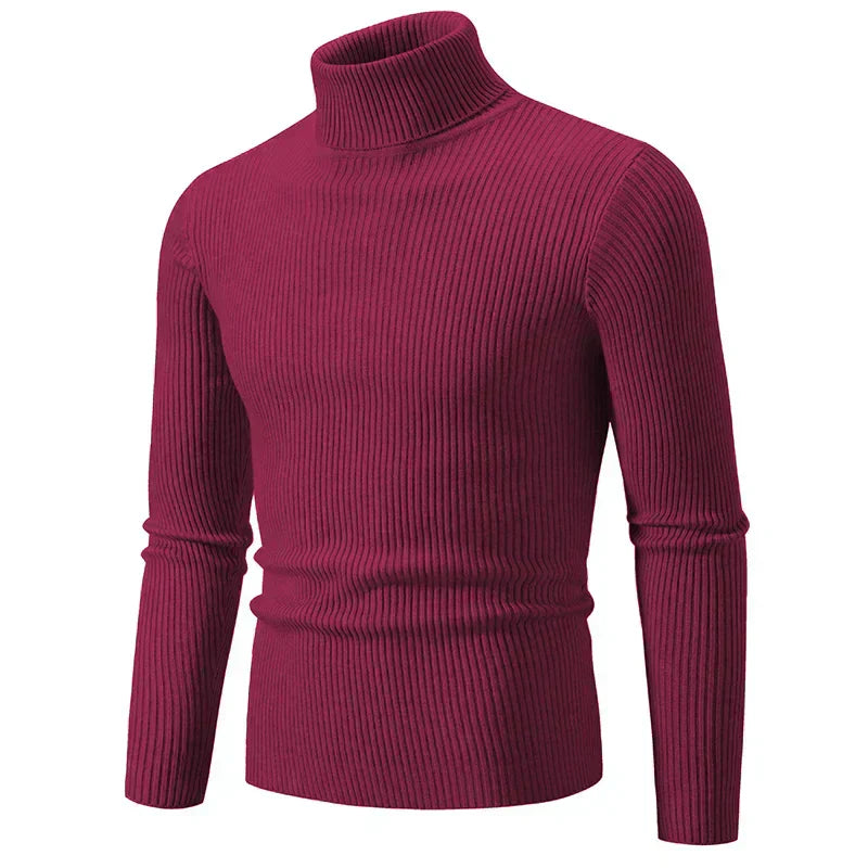 ModeGeist | Rollkragenpullover Baumwolle Stilvoll, Warm