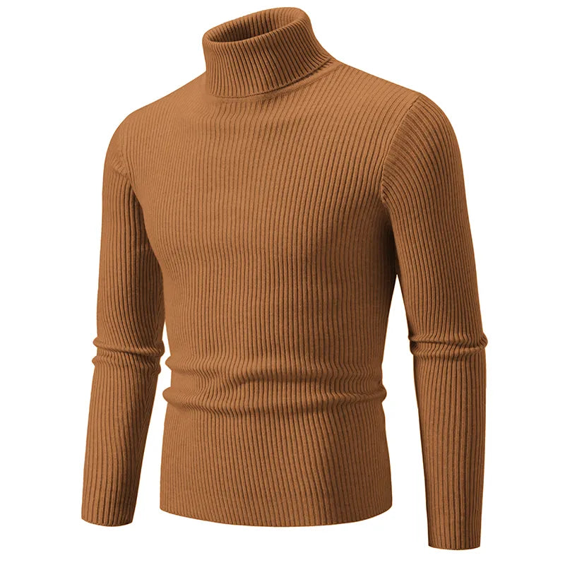 ModeGeist | Rollkragenpullover Baumwolle Stilvoll, Warm