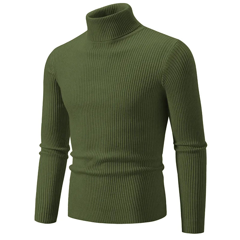 ModeGeist | Rollkragenpullover Baumwolle Stilvoll, Warm