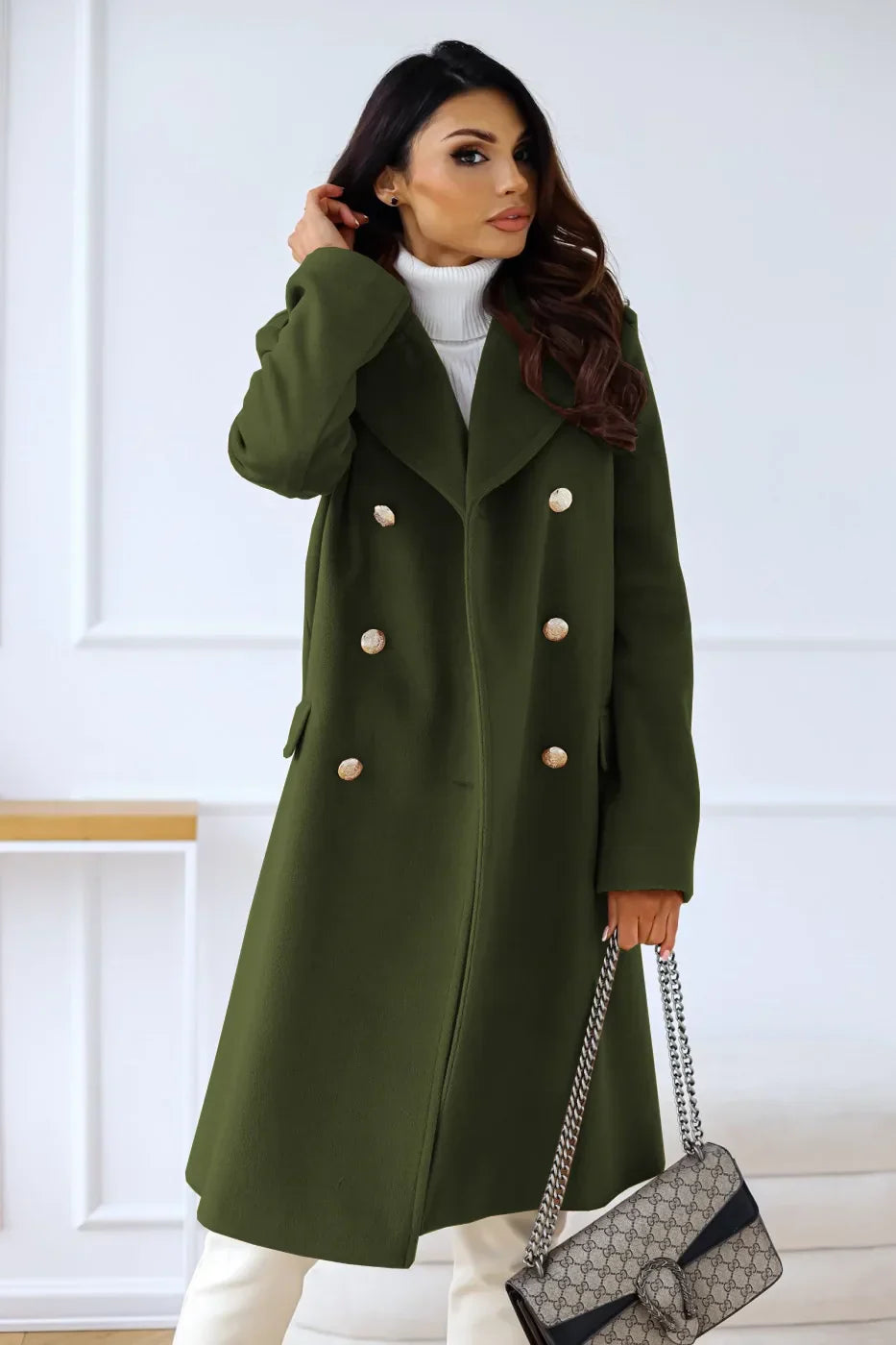 Hochwertiger Damen Winter Trenchcoat Elbe