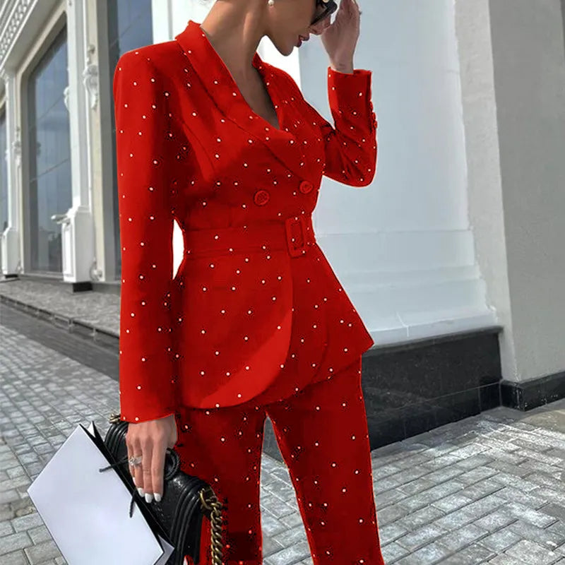 Bernice Kostüm aus Mantel und Hose