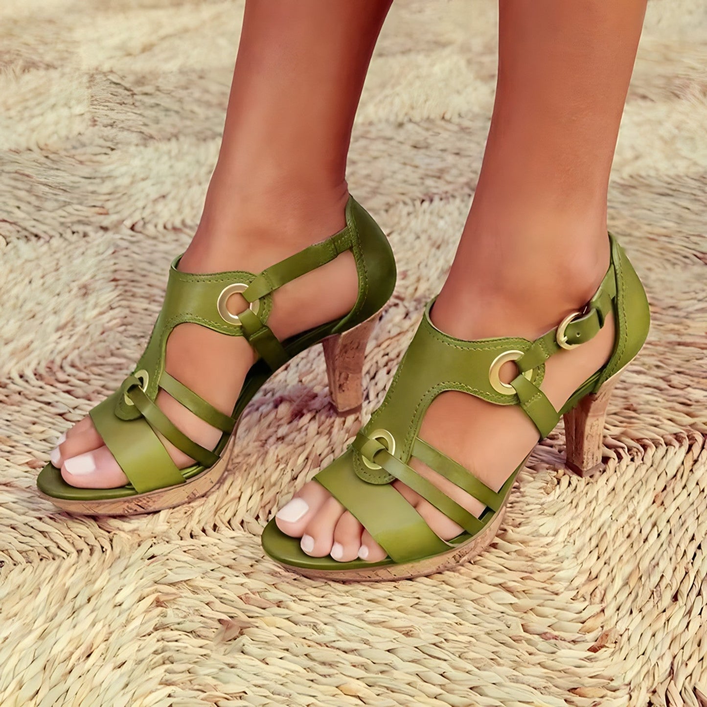 Modische Prudence Sandalen mit offener Spitze