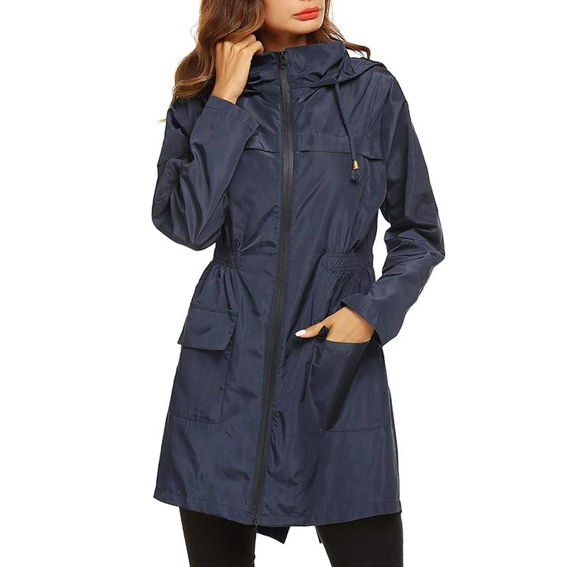 ModeGeist | Damen Eleganter Regenjacke