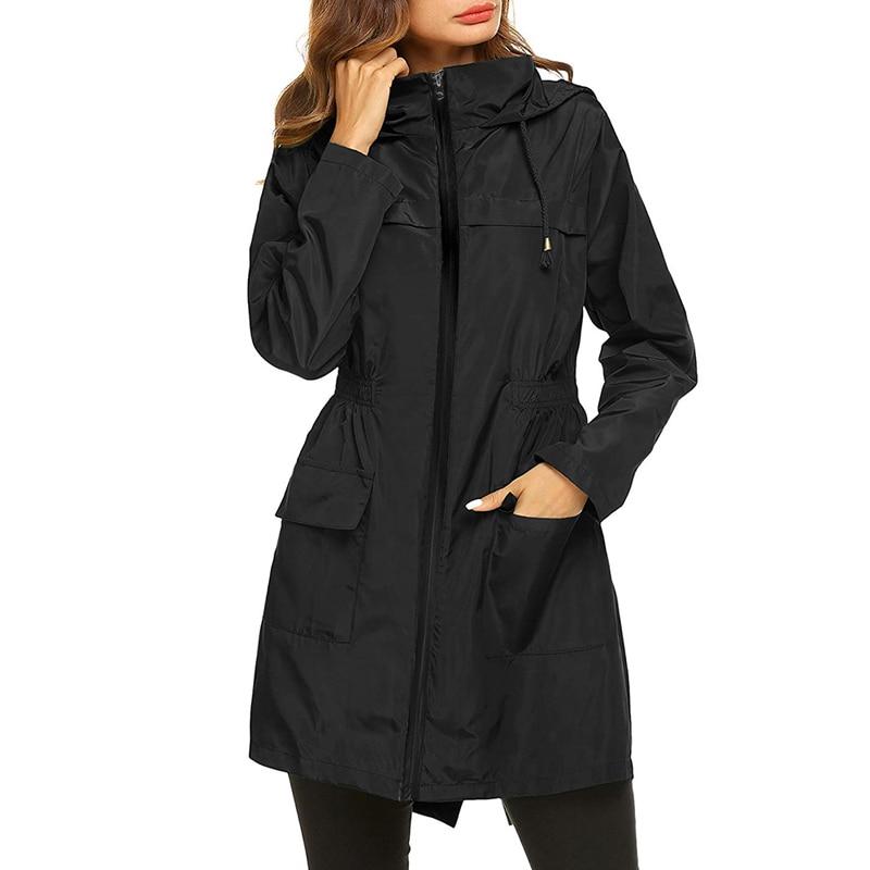 ModeGeist | Damen Eleganter Regenjacke