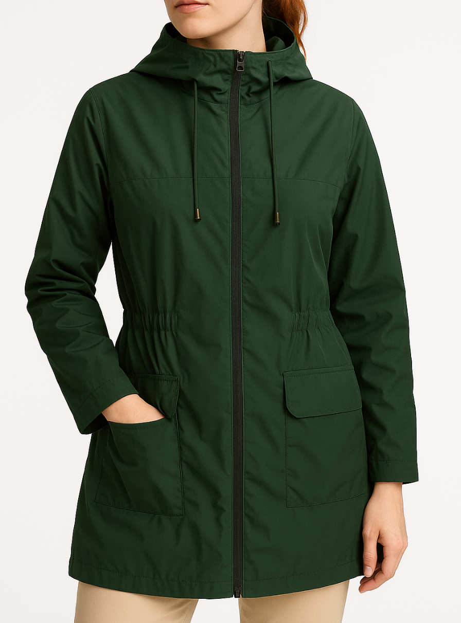 ModeGeist | Damen Eleganter Regenjacke