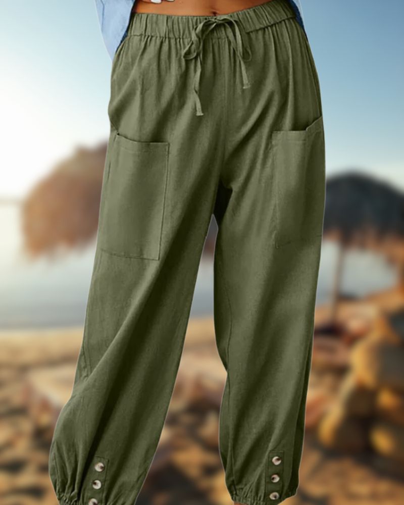 Leinenhose für Damen – lässiger Schnitt von Sara