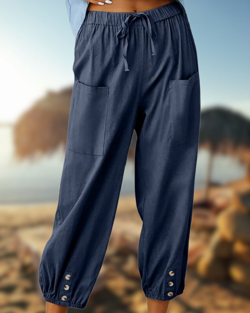Leinenhose für Damen – lässiger Schnitt von Sara