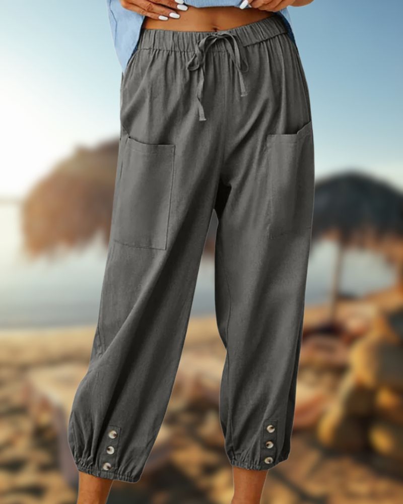 Leinenhose für Damen – lässiger Schnitt von Sara