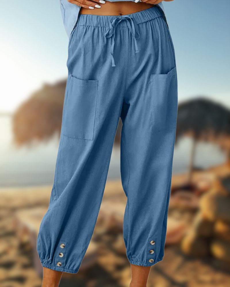 Leinenhose für Damen – lässiger Schnitt von Sara