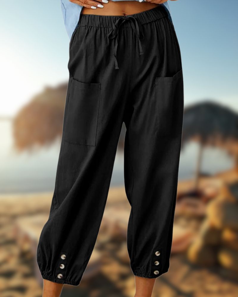 Leinenhose für Damen – lässiger Schnitt von Sara