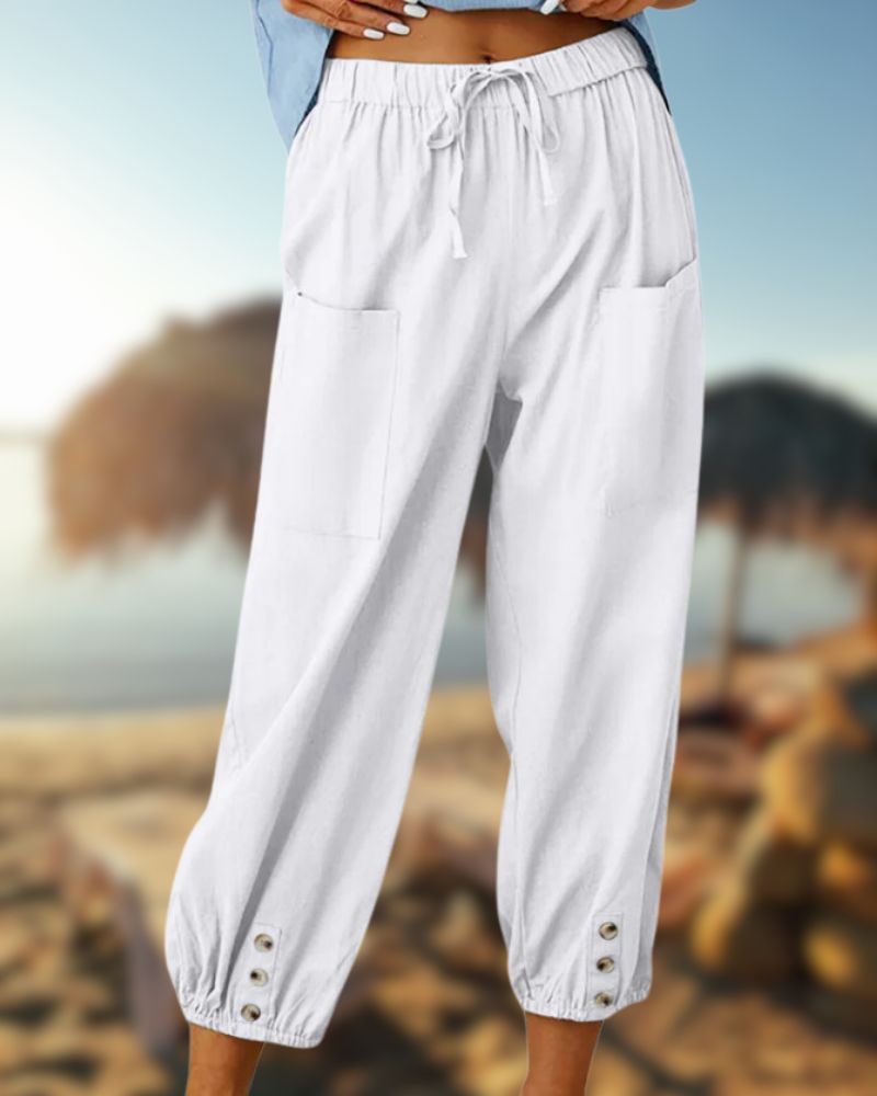 Leinenhose für Damen – lässiger Schnitt von Sara
