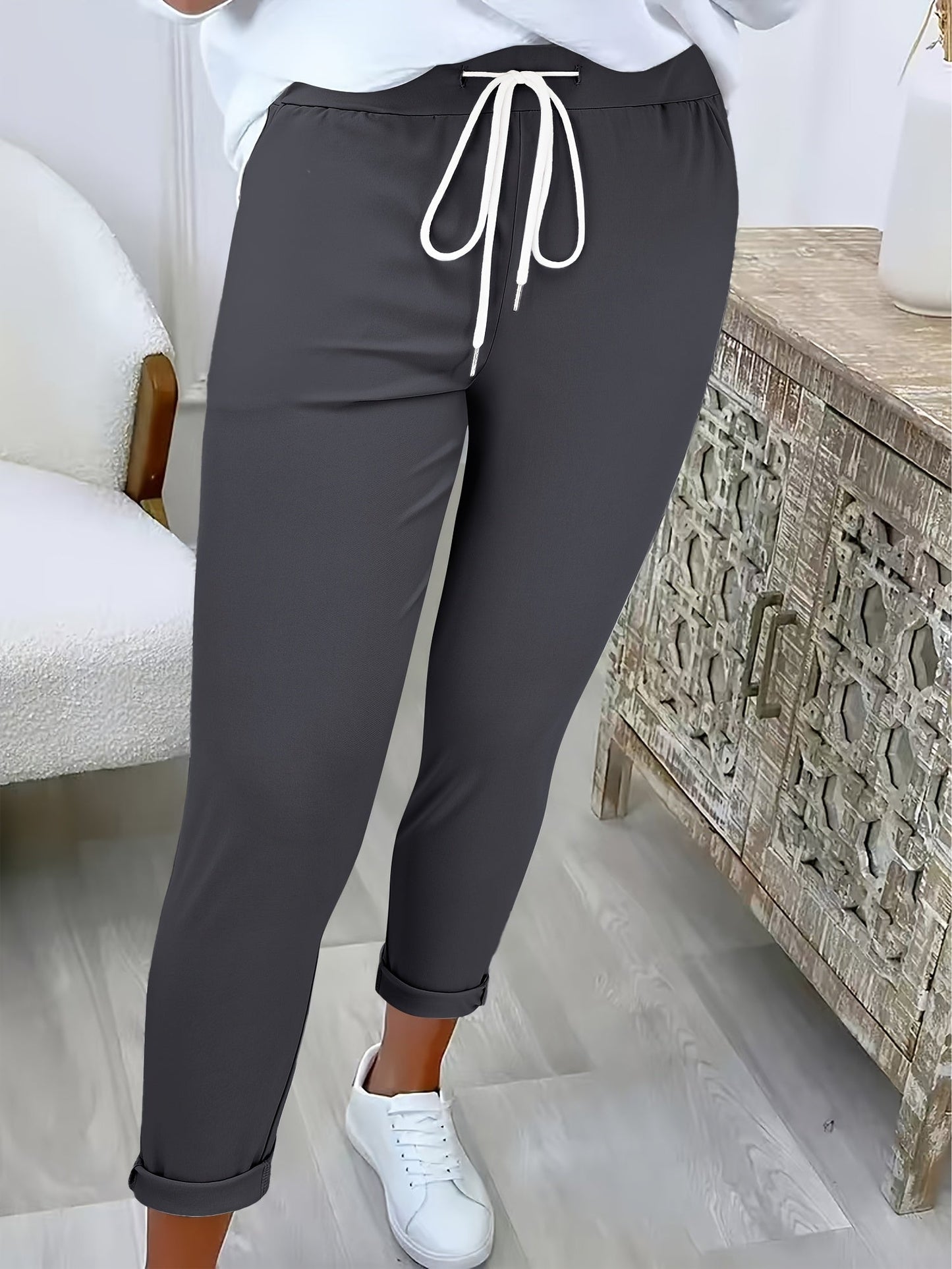 ModeGeist | Funktionale Damenhose mit Elastischem Bund