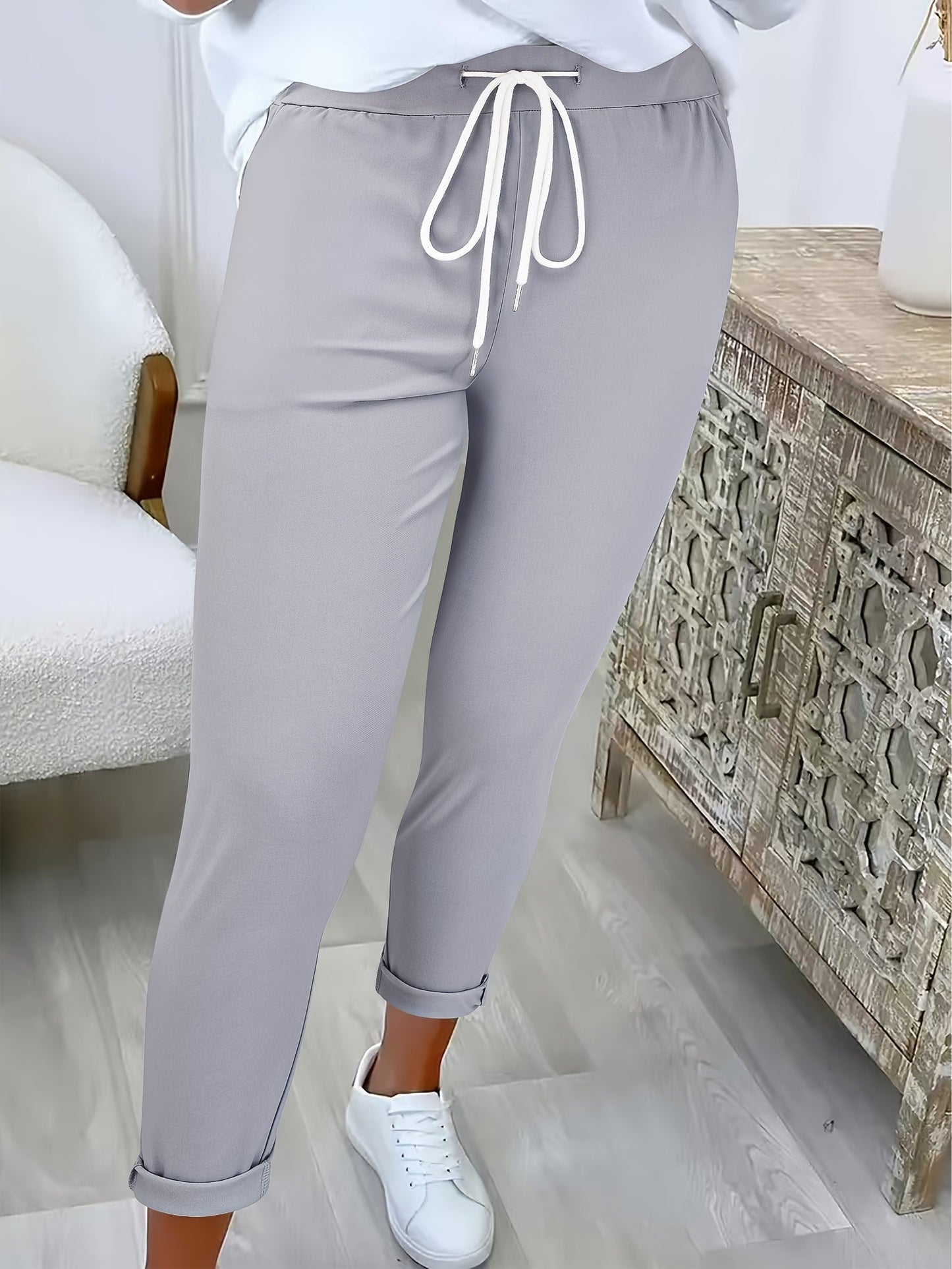 ModeGeist | Funktionale Damenhose mit Elastischem Bund