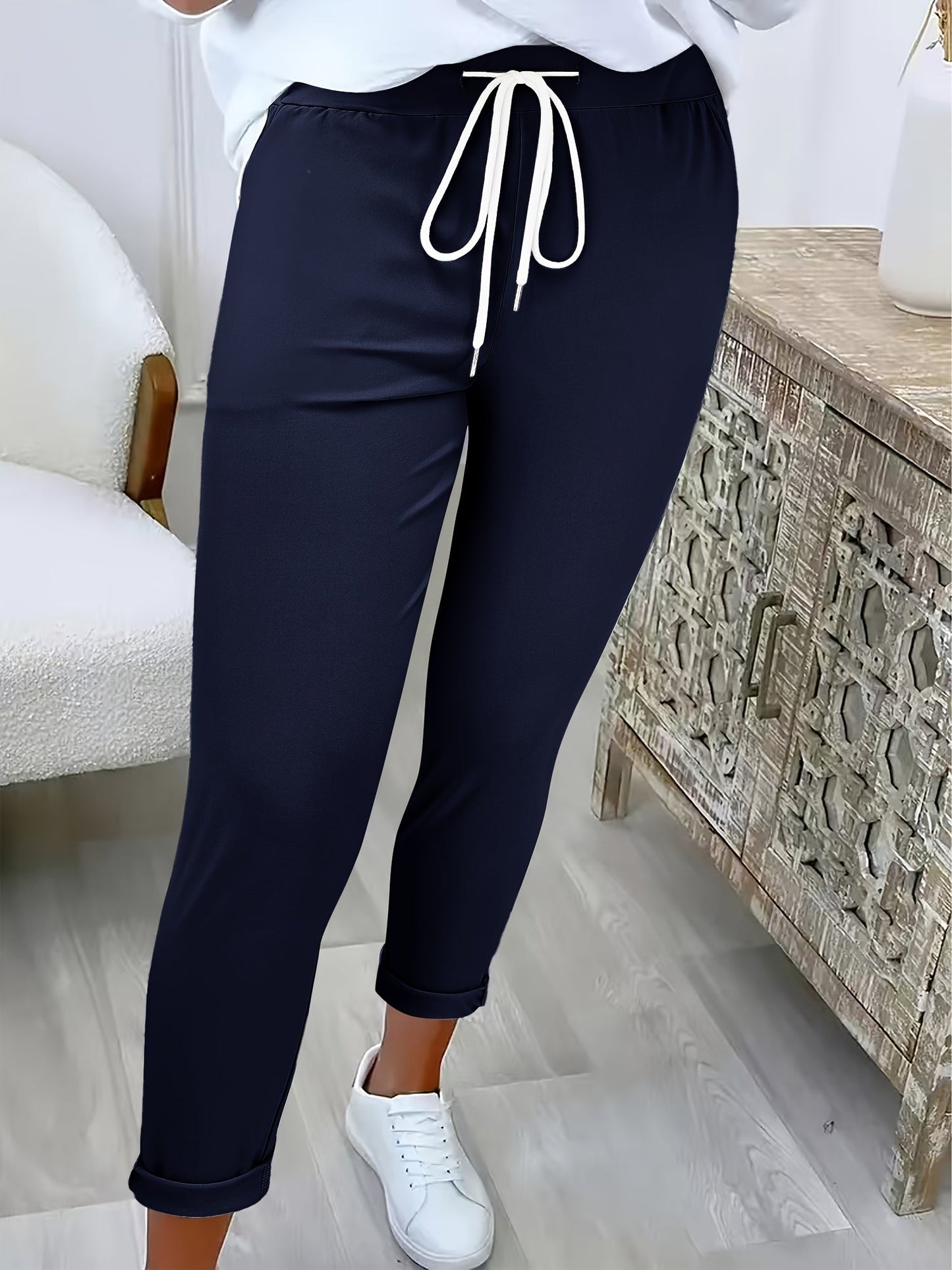 ModeGeist | Funktionale Damenhose mit Elastischem Bund
