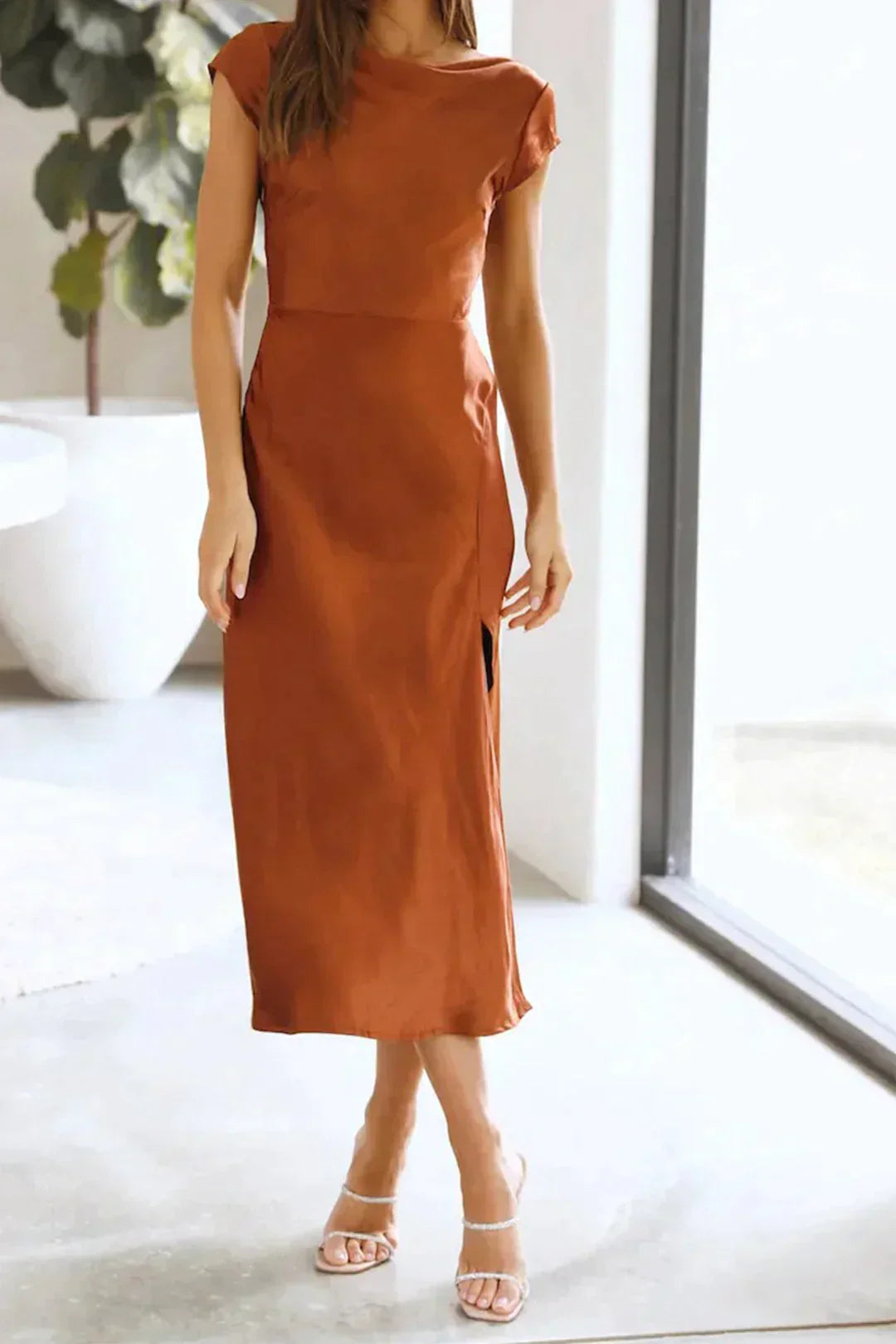 Elegante Seidenkleid Leonie