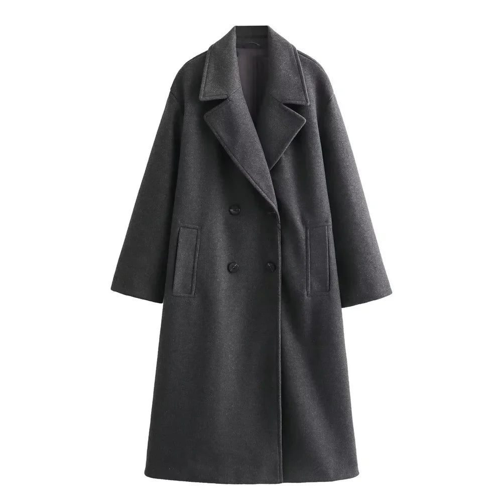 Schicker, langer Damen-Wintermantel von Wileen
